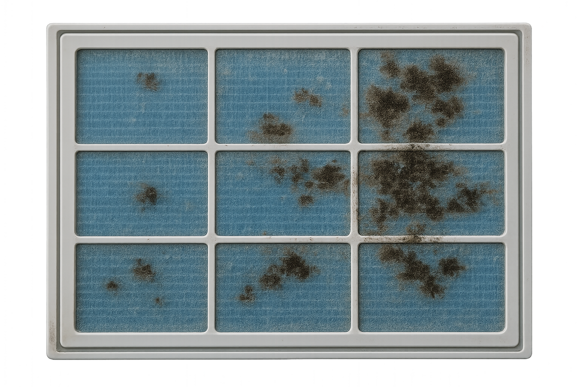 aircon has moldy smell